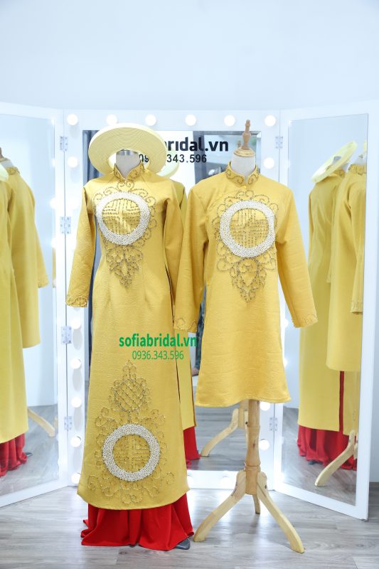 Áo dài cưới đẹp- Thiết kế lạ mắt - Phong Cách Hiện Đại