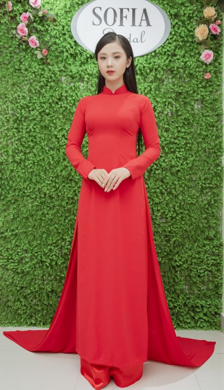 kiểu áo dài cưới đẹp
