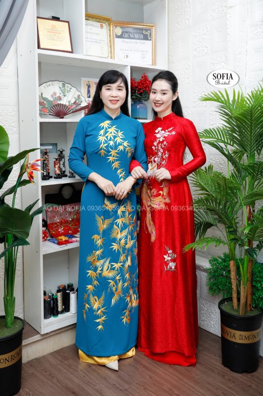 áo dài cưới đẹp tại Hà Nội