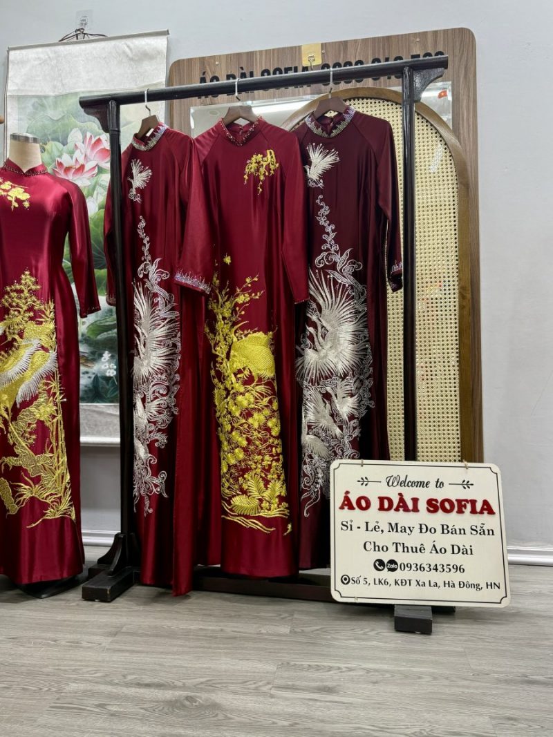 Áo dài cho mẹ ngày cưới
